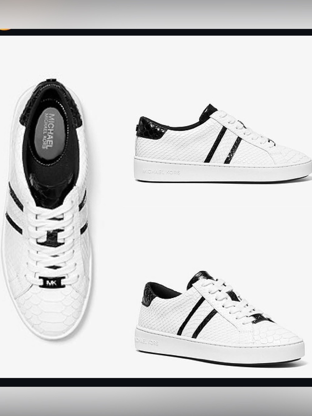 Michael Kors Irving sneaker snake
